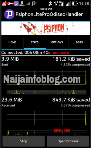 psiphon handler settings