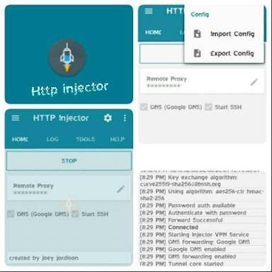 Настройка http injector мтс