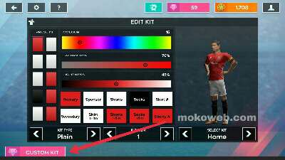 Dream League Soccer PSG Fullset DLS/FTS Kits