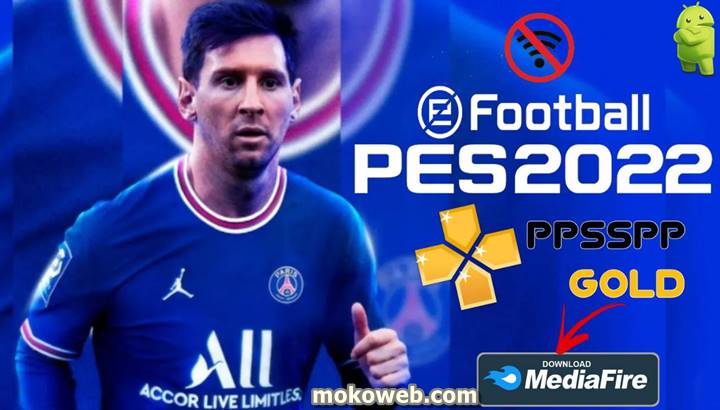 eFootball PES 2022 PPSSPP Download (Best PS5 Graphics,Latest Kits,Transfers)