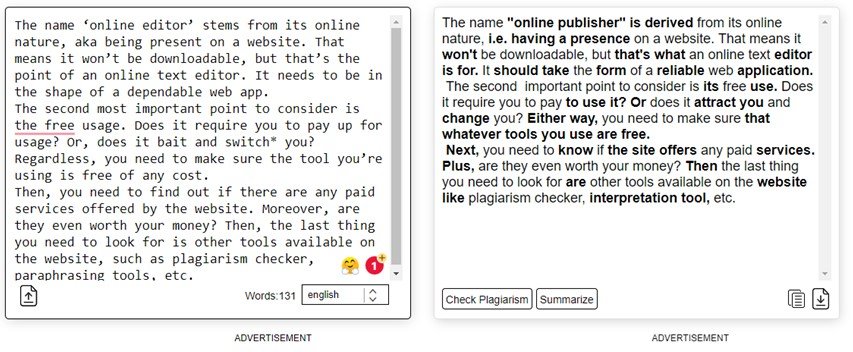 editpad paraphrasing tool editpad plagiarsm checker