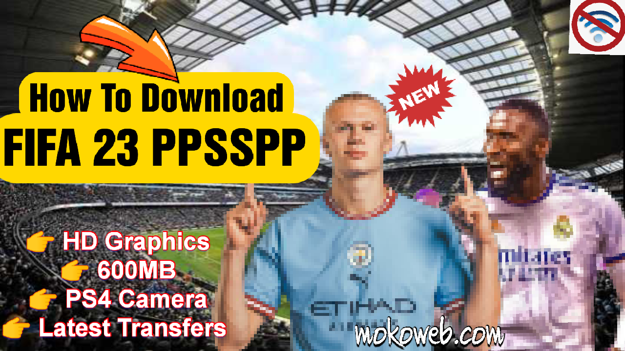 Efootball PES 2023 PPSSPP PS5 Graphic Camera Download