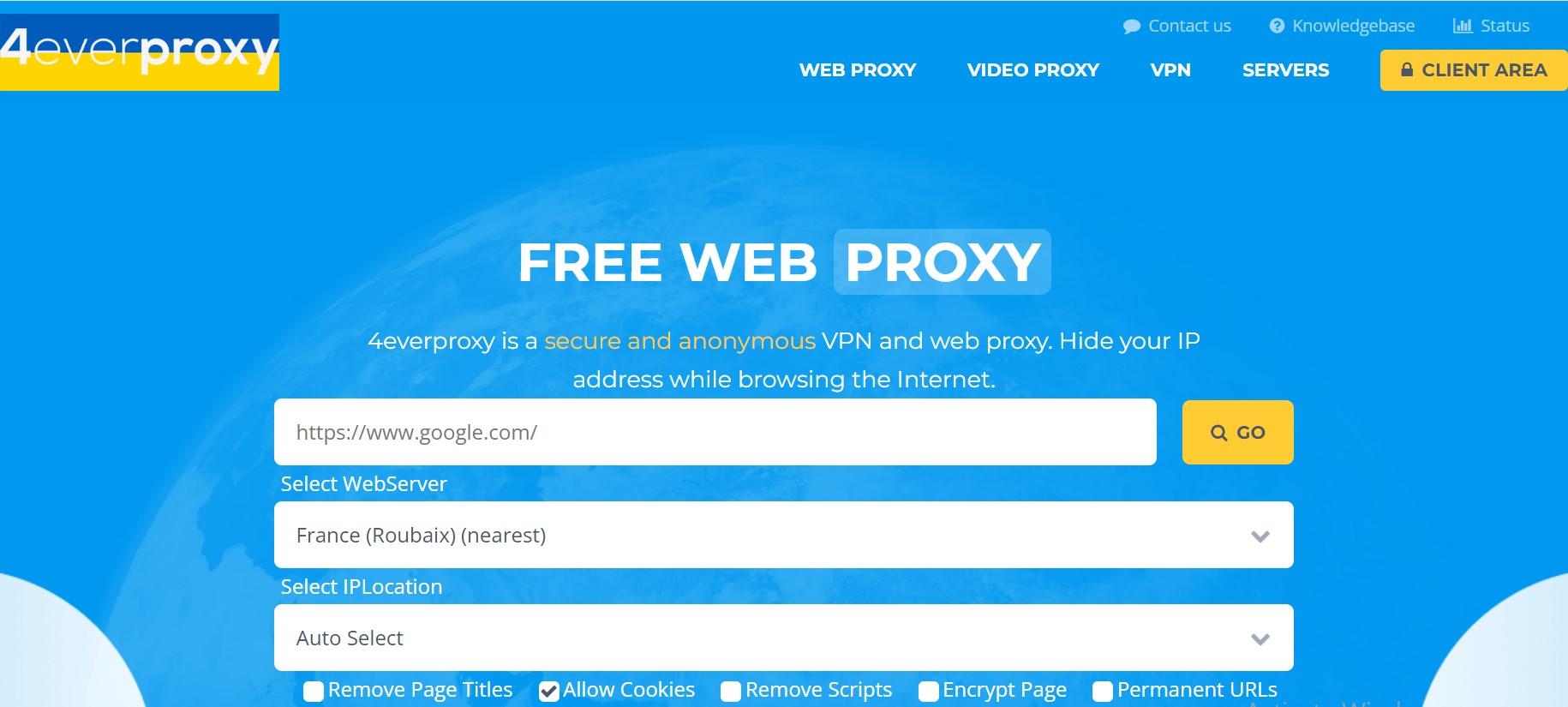 4EverProxy Website