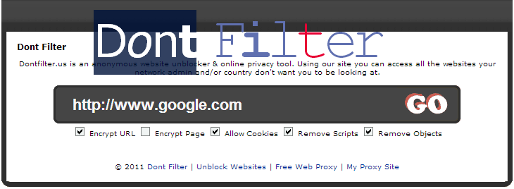 Dont-Filter web proxy site