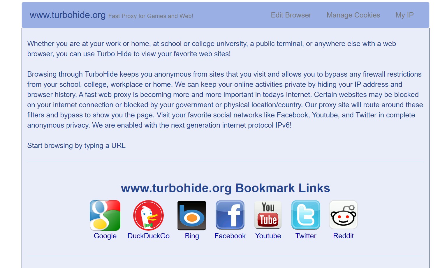 Turbohide website