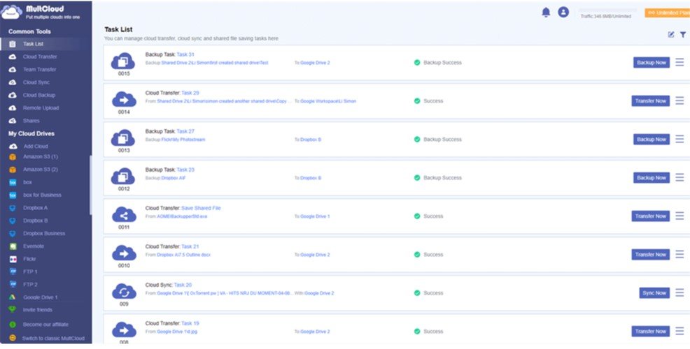 How to Sync Google Drive and Dropbox with MultCloud