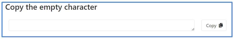 Copy Empty Character (1)